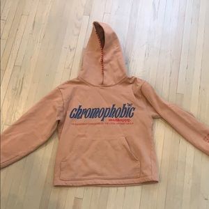 Madhappy pink chromophobic hoodie. Size small